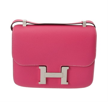 エルメス コンスタンス3 24 ローズディリアン ヴォーエプソン レディース バッグ 【中古】【bag】