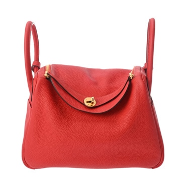 エルメス リンディ 30 ルージュトマト トリヨンクレマンス レディース バッグ 【中古】【bag】
