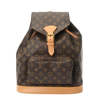 ルイ ヴィトン モノグラム モンスリ GM ブラウン M51135 モノグラムキャンバス レディース バッグ 【中古】【bag】