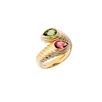 ブルガリ ドッピオバチェラート #12 ゴールド K18イエローゴールド YG レディース ジュエリー 【中古】【jewelry】