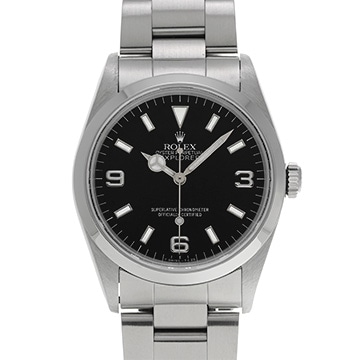 ロレックス エクスプローラー 14270 ブラック メンズ 時計 【中古】【wristwatch】