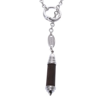ショーメ トワジュテーム ネックレス シルバー K18ホワイトゴールド WG/ウッド レディース ジュエリー 【中古】【jewelry】