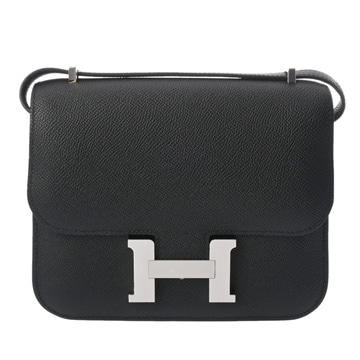 エルメス コンスタンス3 ミニ18 ミロワール ブラック ヴォーエプソン レディース バッグ 【中古】【bag】