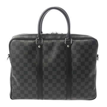 ルイ ヴィトン ダミエ グラフィット PDV PM 2WAY ブラック/グレー N41478 ダミエキャンバス メンズ バッグ 【中古】【bag】