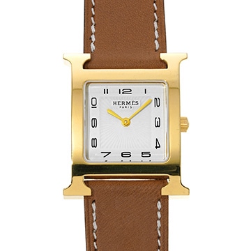 エルメス Hウォッチ HH1.510 ホワイト ユニセックス 時計 【中古】【wristwatch】