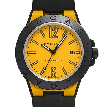 ブルガリ ディアゴノ マグネシウム DG41SMC イエロー メンズ 時計 【中古】【wristwatch】