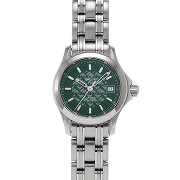 オメガ シーマスター 120 ジャック・マイヨール 1998 限定2500本  2586.70 グリーン レディース 時計 【中古】【wristwatch】