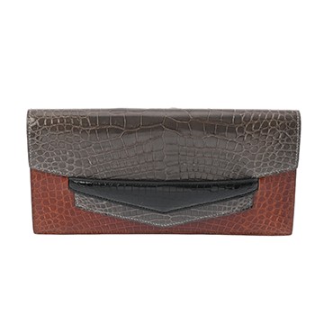 エルメス ファコ エラン ミール/グラファイト/ブラック アリゲーターリセ ユニセックス バッグ 【中古】【bag】