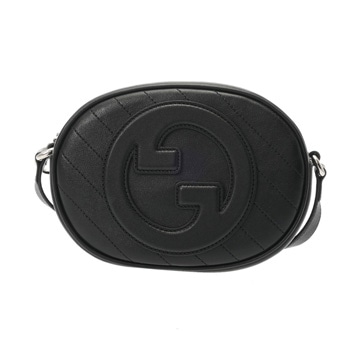グッチ ブロンディ ショルダーバッグ ブラック 760175 520981 レザー レディース バッグ 【中古】【bag】