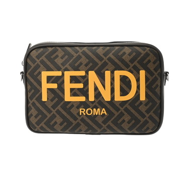 フェンディ カメラケース FENDI ROMA ブラウン 7M0286 AJJ4 229-3260 ファブリック/レザー レディース バッグ 【中古】【bag】