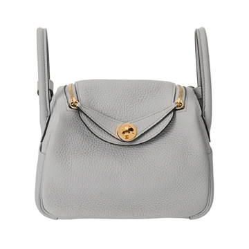エルメス リンディ ミニ ブルーペール トリヨンクレマンス レディース バッグ 【中古】【bag】