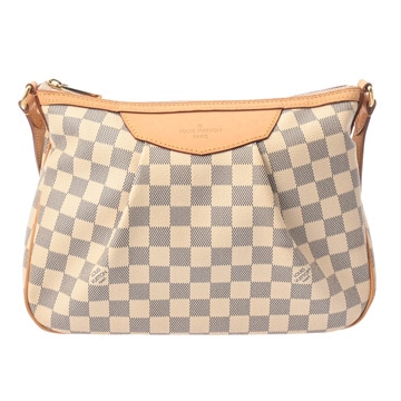 ルイ ヴィトン ダミエアズール シラクーサ PM ホワイト N41113 ダミエキャンバス レディース バッグ 【中古】【bag】