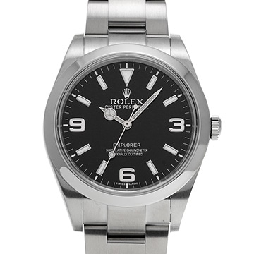 ロレックス エクスプローラー 214270 ブラック メンズ 時計 【中古】【wristwatch】