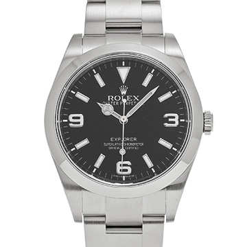 ロレックス エクスプローラー 214270 ブラック メンズ 時計 【中古】【wristwatch】