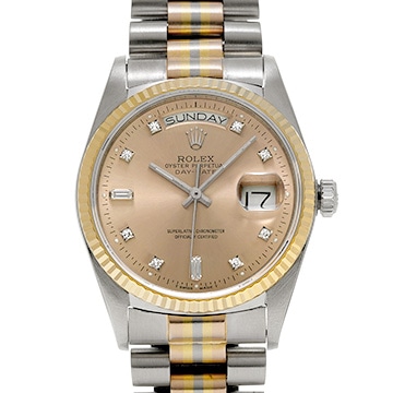 ロレックス デイデイト トリドール 18039B ゴールド/ダイヤモンド メンズ 時計 【中古】【wristwatch】