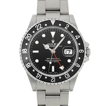 ロレックス GMTマスターII 16710 ブラック メンズ 時計 【中古】【wristwatch】