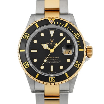 ロレックス サブマリーナ デイト 16613 ブラック メンズ 時計 【中古】【wristwatch】