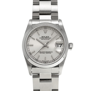 ロレックス デイトジャスト 31 78240 シルバー ユニセックス 時計 【中古】【wristwatch】