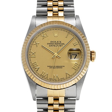 ロレックス デイトジャスト 16233 シャンパン メンズ 時計 【中古】【wristwatch】