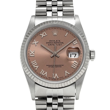 ロレックス デイトジャスト 16234 ピンク メンズ 時計 【中古】【wristwatch】