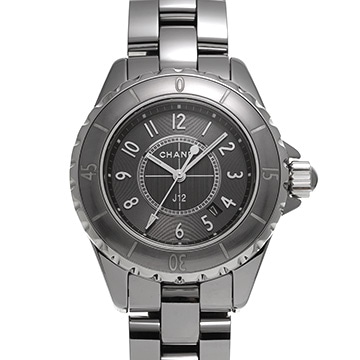 シャネル J12 クロマティック 33MM H2978 グレー レディース 時計 【中古】【wristwatch】