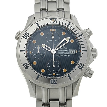 オメガ シーマスター プロフェッショナル 300 クロノグラフ 2598.80 ネイビー メンズ 時計 【中古】【wristwatch】