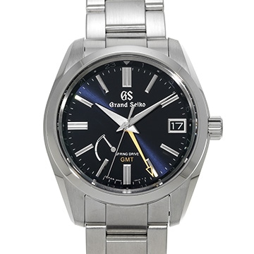 グランドセイコー ヘリテージコレクション スプリングドライブ GMT SBGE281 ミッドナイトブルー メンズ 時計 【中古】【wristwatch】