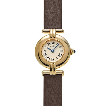 カルティエ マスト コリゼ ヴェルメイユ SM 590002 ホワイト レディース 時計 【中古】【wristwatch】