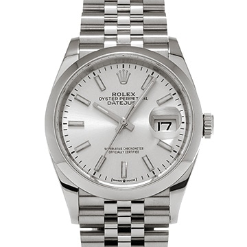 ロレックス デイトジャスト 36 126200 シルバー メンズ 時計 【中古】【wristwatch】