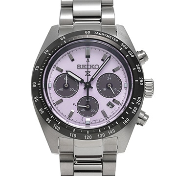 セイコー プロスペックス スピードタイマー ソーラークロノグラフ SBDL119 パープル/ブラック メンズ 時計 【中古】【wristwatch】