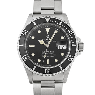 ロレックス サブマリーナ デイト 16610 ブラック メンズ 時計 【中古】【wristwatch】
