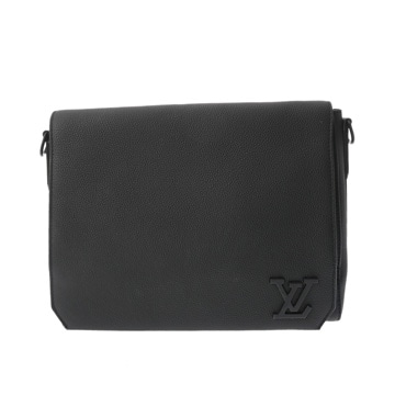 ルイ ヴィトン テイクオフ メッセンジャー ノワール M57080 グレインレザー メンズ バッグ 【中古】【bag】