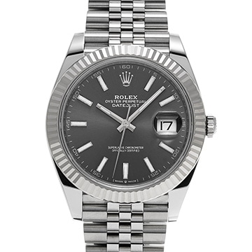 ロレックス デイトジャスト 41 126334 スレート メンズ 時計 【中古】【wristwatch】