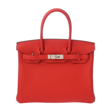 エルメス バーキン 30 ルージュラデュー トゴ レディース バッグ 【新品】【bag】