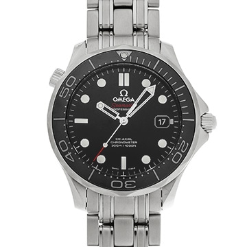 オメガ シーマスター ダイバー300 コーアクシャル 212.30.41.20.01.003 ブラック メンズ 時計 【中古】【wristwatch】