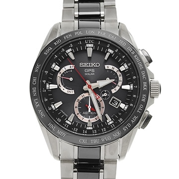 セイコー アストロン SBXB041 ブラック メンズ 時計 【中古】【wristwatch】