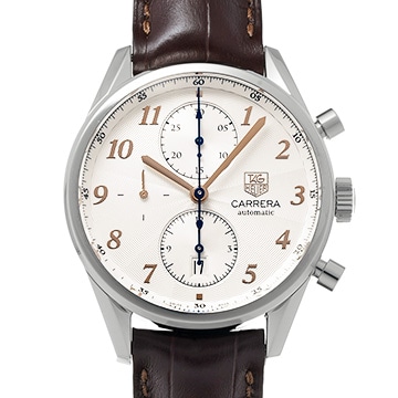 タグ ホイヤー カレラ ヘリテージ キャリバー16 クロノグラフ CAS2112.FC6291 シルバー メンズ 時計 【中古】【wristwatch】