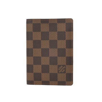 ルイ ヴィトン ダミエ クーヴェルテュール パスポール ブラウン N60188 ダミエキャンバス ユニセックス 【中古】【other】