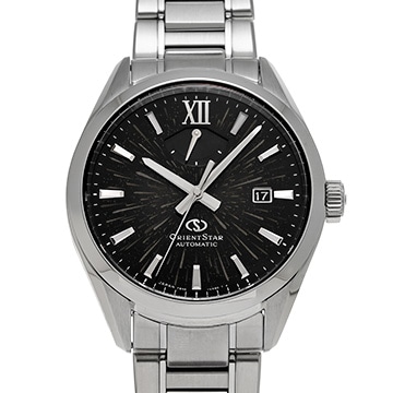 オリエントスター M34 F8 デイト RK-BX0007B ブラック メンズ 時計 【中古】【wristwatch】