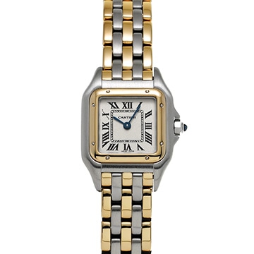 カルティエ パンテール SM W25028B8 アイボリー レディース 時計 【中古】【wristwatch】