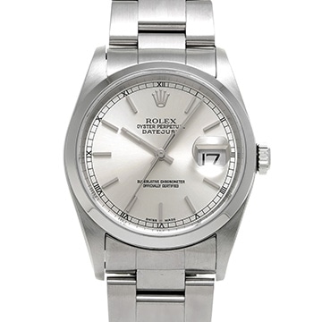ロレックス デイトジャスト 16200 シルバー メンズ 時計 【中古】【wristwatch】