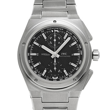 IWC インヂュニア クロノグラフ IW372501 ブラック メンズ 時計 【中古】【wristwatch】