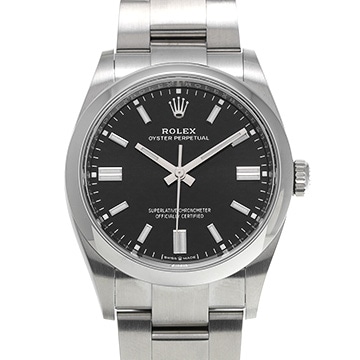 ロレックス オイスターパーペチュアル 36 126000 ブラック メンズ 時計 【中古】【wristwatch】