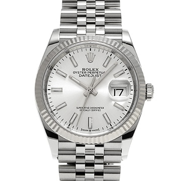 ロレックス デイトジャスト 36 126234 シルバー メンズ 時計 【中古】【wristwatch】