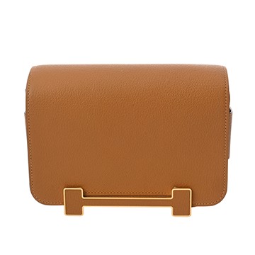 エルメス ゲタ キャラメル シェーブル レディース バッグ 【中古】【bag】