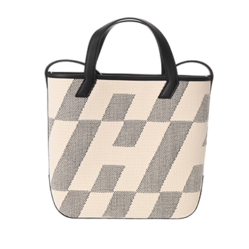 エルメス H アン ビエ PM エクリュ/ブラック トワルアッシュ/ヴォースイフト レディース バッグ 【未使用】【bag】