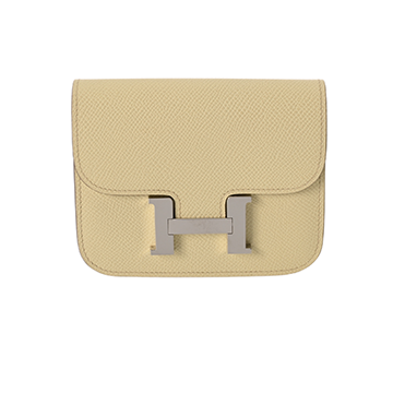 エルメス コンスタンス スリム ジョーヌミルトン ヴォーエプソン レディース 財布 【未使用】【purse】