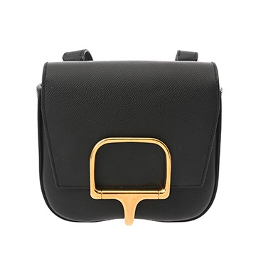 エルメス デッラ カヴァッレリア ブラック ヴォーエプソン レディース バッグ 【中古】【bag】