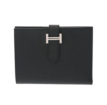 エルメス ベアン コンパクト ブラック ヴォーエプソン レディース 財布 【新品】【purse】