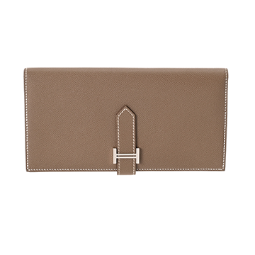 エルメス ベアン スフレ エトゥープ ヴォー・マダム レディース 財布 【中古】【purse】